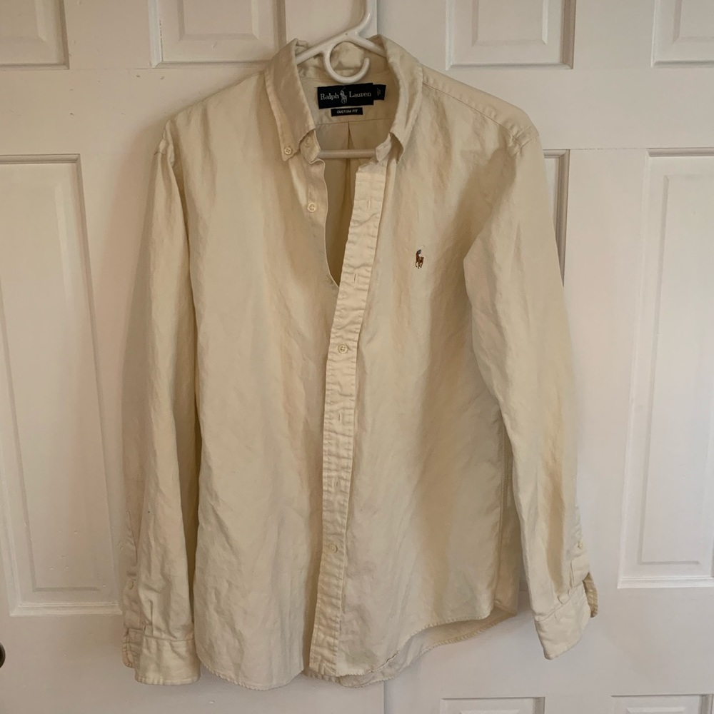 Ralph Lauren Cream Button Down